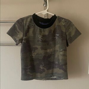 Distressed Camo T-Shirt